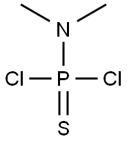 Dimethylphosphoramidothioic dichloride Struktur