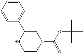 4-Boc-2-phenylpiperazine Struktur