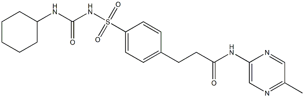 Glipizide impurity mixture Struktur