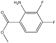 methyl 2-amino-3,4-difluorobenzoic acid Struktur