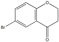 6-bromo-2,3-dihydrochromen-4-one Struktur