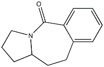 1,2,3,10,11,11a-hexahydro-5H-pyrrolo[1,2-b][2]benzazepin-5-one Struktur