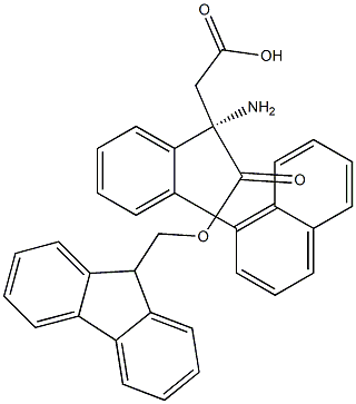 Fmoc-(S)- 3-Amino-3-(2-naphthylphenyl)-propionic acid Structure