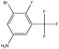 3-bromo-4-fluoro-5-(trifluoromethyl)aniline Struktur