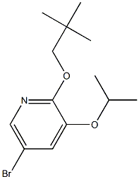 5-broMo-3-isopropoxy-2-(neopentyloxy)pyridine Struktur