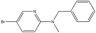 5-BroMo-2-(N-Methyl-N-benzylaMino)pyridine, 95% Struktur