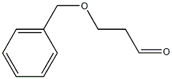 3-(benzyloxy)propanal Struktur