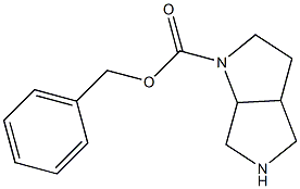 benzyl hexahydropyrrolo[3,4-b]pyrrole-1(2H)-carboxylate Struktur