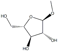 Methyl a-L-arbinofuranoside Struktur