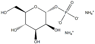 a-D-Mannose-1-phosphate ammonium salt Struktur