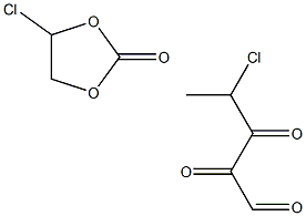 4-CHLORO-1,3-DIOXOLAN-2-ONE 4-chloro-1,3-dioxopentan-2-one Struktur