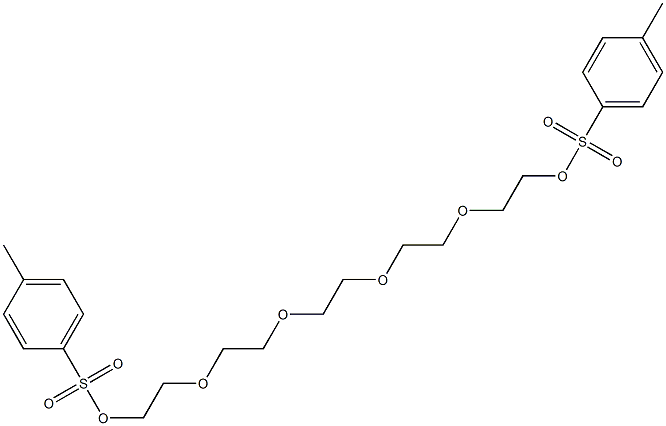 PENTAETHYLENE GLYCOL DI-P-TOLUENE SULFONATE Struktur