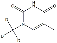 1-Methyl-D3 Thymine Struktur