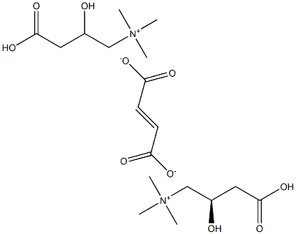 (R)-[(3-carboxy-2-hydroxypropyl)trimethylammonium]fumarate Structure