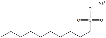 Sodium decyl-sulfonate Struktur