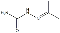 Acetone semicarbazone Struktur