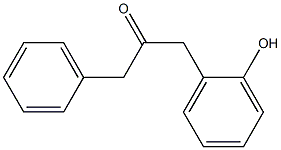 o-Hydroxylphenyl phenylpropone Struktur