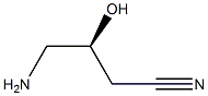 (S)-4-amino-3-hydroxybutyronitrile Struktur