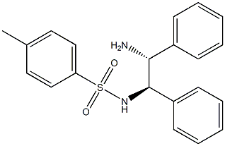 (1R,2R)-(-)-N-p-toluenesulfonyl-1,2-diphenylethylenediamine Struktur