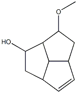 Tricyclo[5.2.1.0(4,10)]dec-2-en-6-ol, 8-methoxy- Struktur