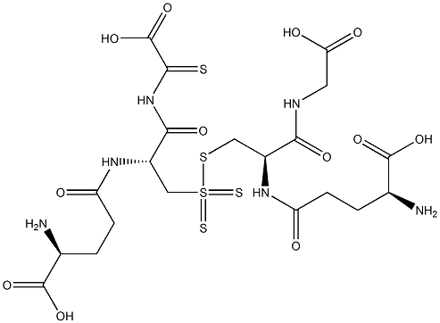 glutathione trisulfide Struktur