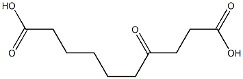 4-oxosebacic acid Struktur