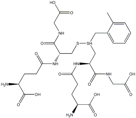 S-(o-methylbenzyl)glutathione Struktur