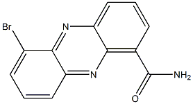 9-bromophenazine-4-carboxamide Struktur