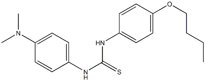 4-BUTOXY-4'-DIMETHYLAMINOTHIOCARBANILIDE Struktur