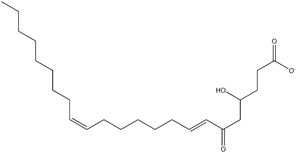 (5E,12Z)-2-HYDROXY-4-OXOHENEICOSA-5,12-DIEN-1-YLACETATE Struktur