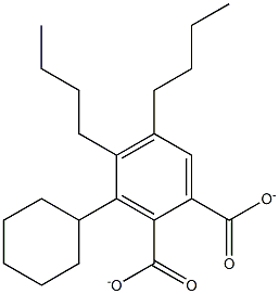 DIBUTYLCYCLOHEXYLPHTHALATE Struktur