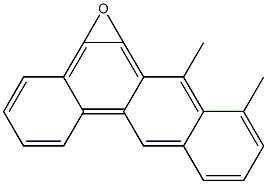 DIMETHYLBENZANTHRACENE5,6-OXIDE Struktur