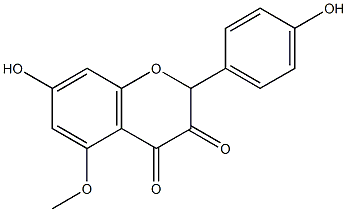 7,4'-DIHYDROXY-5-METHOXYFLAVONONE Struktur