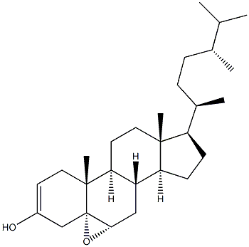 5ALPHA,6ALPHA-EPOXYCAMPESTEROL Struktur