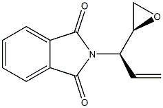 N-((1R,2S)-1-VINYL-2,3-EPOXYPROPYL)PHTHALIMIDE Struktur