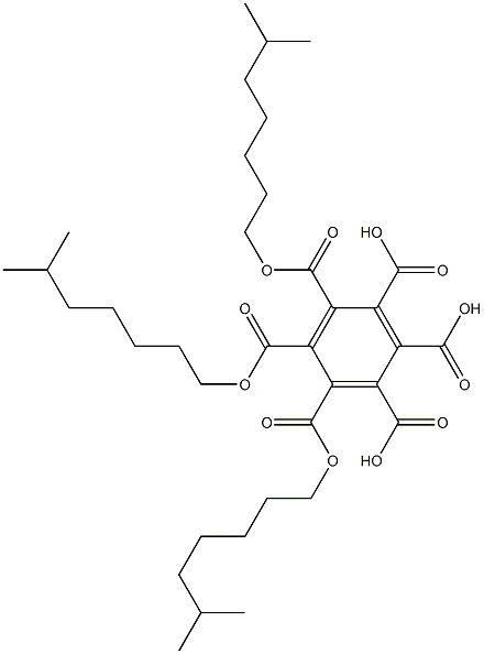 TRI-ISO-OCTYLMELLITATE Struktur