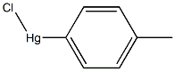 TOLYMERCURYCHLORIDE Struktur