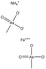 AMMONIUMIRONMETHANEARSONATE Struktur