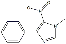 1-METHYL-4-PHENYL-5-NITROIMIDAZOLE Struktur