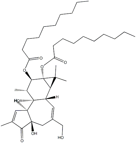 4-BETA-PHORBOL-12,13-DIDECANOATE Struktur