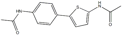 N-(5-PARA-ACETAMIDOPHENYLTHIOPHEN-2-YL)ACETAMIDE Struktur