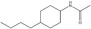 N-(4-BUTYLCYCLOHEXYL)ACETAMIDE Struktur