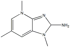 2-AMINO-1,4,6-TRIMETHYLIMIDAZO[4,5-B]PYRIDINE Struktur