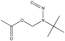 ACETICACID,(TERT-BUTYLNITROSAMINOMETHYL)ESTER Struktur