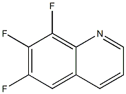 6,7,8-TRIFLUOROQUINOLINE Struktur