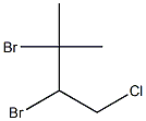 1,1-DIMETHYL-1,2-DIBROMO-3-CHLOROPROPANE Struktur