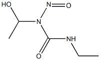 1-HYDROXYETHYL-1-NITROSO-3-ETHYLUREA Struktur