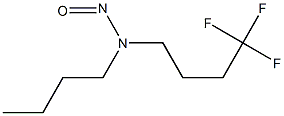 N-NITROSO(4,4,4-TRIFLUOROBUTYL)BUTYLAMINE Struktur