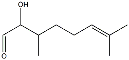 DL-HYDROXYCITRONELLAL Struktur