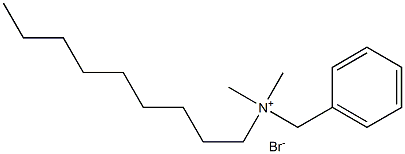 NONYLDIMETHYLBENZYLAMMONIUMBROMIDE Struktur